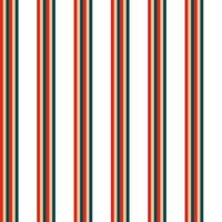 Nahtloses Muster aus Streifen in Rot, Grün und Beige, die Breite der Streifen von schmal bis breit. im minimalistischen Stil gefertigt. als Druck für Stoff, Packpapier, Tapeten und Dekor verwendet. vektor