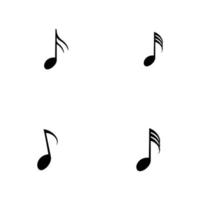 Musiknoten-Logo vektor