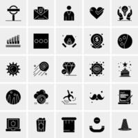 25 universelle Business-Icons Vektor kreative Icon-Illustration zur Verwendung in Web- und Mobilprojekten