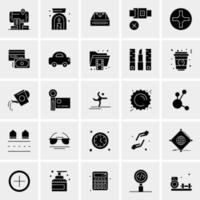 25 universelle Business-Icons Vektor kreative Icon-Illustration zur Verwendung in Web- und Mobilprojekten