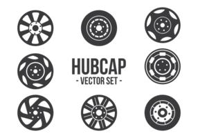 Hubcap Icons Vektor