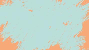 vintage abstrakter rahmen blau orange farbe grunge textur hintergrund vektor