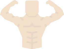 Bodybuilder-Vektor-Icon-Design vektor