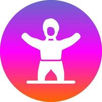 Fitness-Stretch-Vektor-Icon-Design vektor