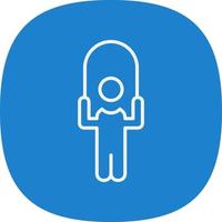 Person Springseil Vektor Icon Design