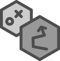 Spiel Strategie Linie Vektor Icon Design