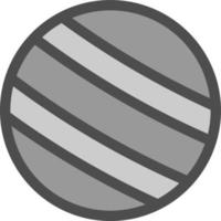 Fitball-Vektor-Icon-Design vektor