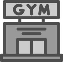 Gym vektor ikon design