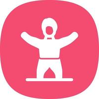 Fitness-Stretch-Vektor-Icon-Design vektor