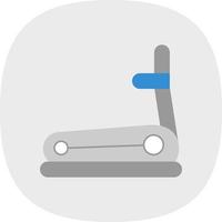 Laufband-Vektor-Icon-Design vektor