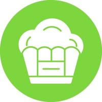 Muffin-Vektor-Icon-Design vektor