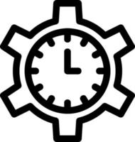 Zeitmanagement-Vektor-Icon-Design vektor