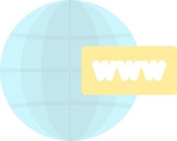 WWW-Vektor-Icon-Design vektor
