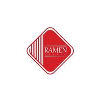 Food-Nudel-Logo-Design Ramen vektor