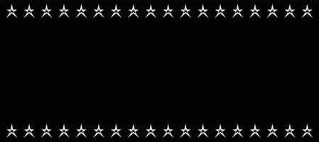 schwarze Tapete mit Sternen Grenze Hintergrunddesign 248 Vorlage vektor
