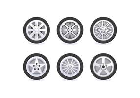 Gratis Unika Hubcap Vectors