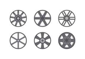 Gratis Unika Hubcap Vectors