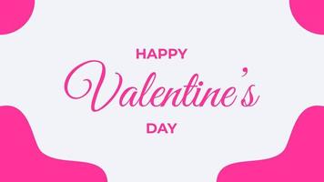 Happy Valentinstag Banner-Design. geeignet für den Valentinstag vektor