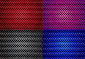 Speaker Grill mit verschiedenen Farbvektoren vektor