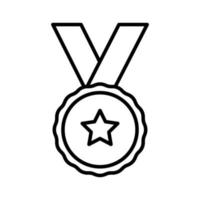 medalj ikon vektor symbol design mallar