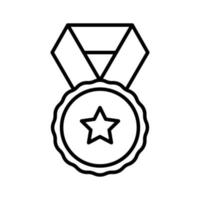 medalj ikon vektor symbol design mallar