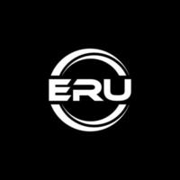 eru brev logotyp design i illustration. vektor logotyp, kalligrafi mönster för logotyp, affisch, inbjudan, etc.