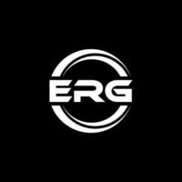 erg brev logotyp design i illustration. vektor logotyp, kalligrafi mönster för logotyp, affisch, inbjudan, etc.