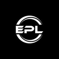 Epl-Brief-Logo-Design in Abbildung. Vektorlogo, Kalligrafie-Designs für Logo, Poster, Einladung usw. vektor