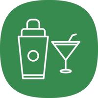 Cocktail-Shaker-Vektor-Icon-Design vektor