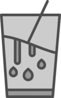 Schokoladenmilch-Vektor-Icon-Design vektor