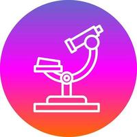 Mikroskop-Vektor-Icon-Design vektor