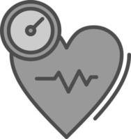 Blutdruck-Vektor-Icon-Design vektor