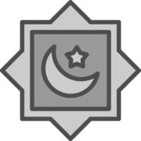 Rub el Hizb-Vektor-Icon-Design vektor