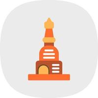 Stupa-Vektor-Icon-Design vektor