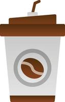 kaffe hämtmat vektor ikon design