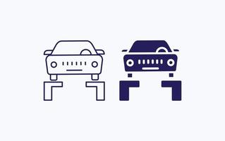 bil reparera lyft vektor illustration ikon