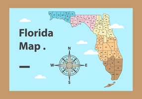 Gratis Florida Map Vector