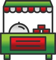 Food-Stand-Vektor-Icon-Design vektor