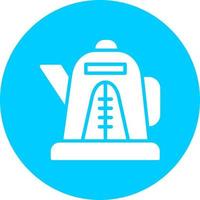 elektrisk vattenkokare vektor ikon