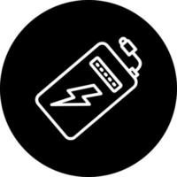 Powerbank-Vektorsymbol vektor