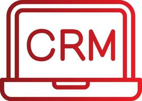 crm vektor ikon