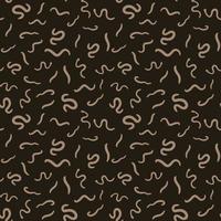 helminter sömlös bakgrund - ascariasis begrepp vektor brun mönster