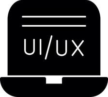 ui ux designer vektor ikon design