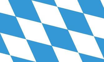 Bayern-Flagge. Deutschland. Flagge des Freistaates Bayern. vektor