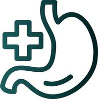 Gastroenterologie-Vektor-Icon-Design vektor