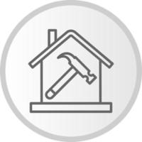 hus konstruktion vektor ikon