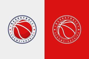 vektor basketboll logotyp illustration