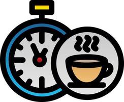 Teezeit-Vektor-Icon-Design vektor