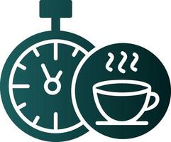 Teezeit-Vektor-Icon-Design vektor