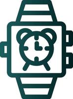 Smartwatch-Alarm-Vektor-Icon-Design vektor